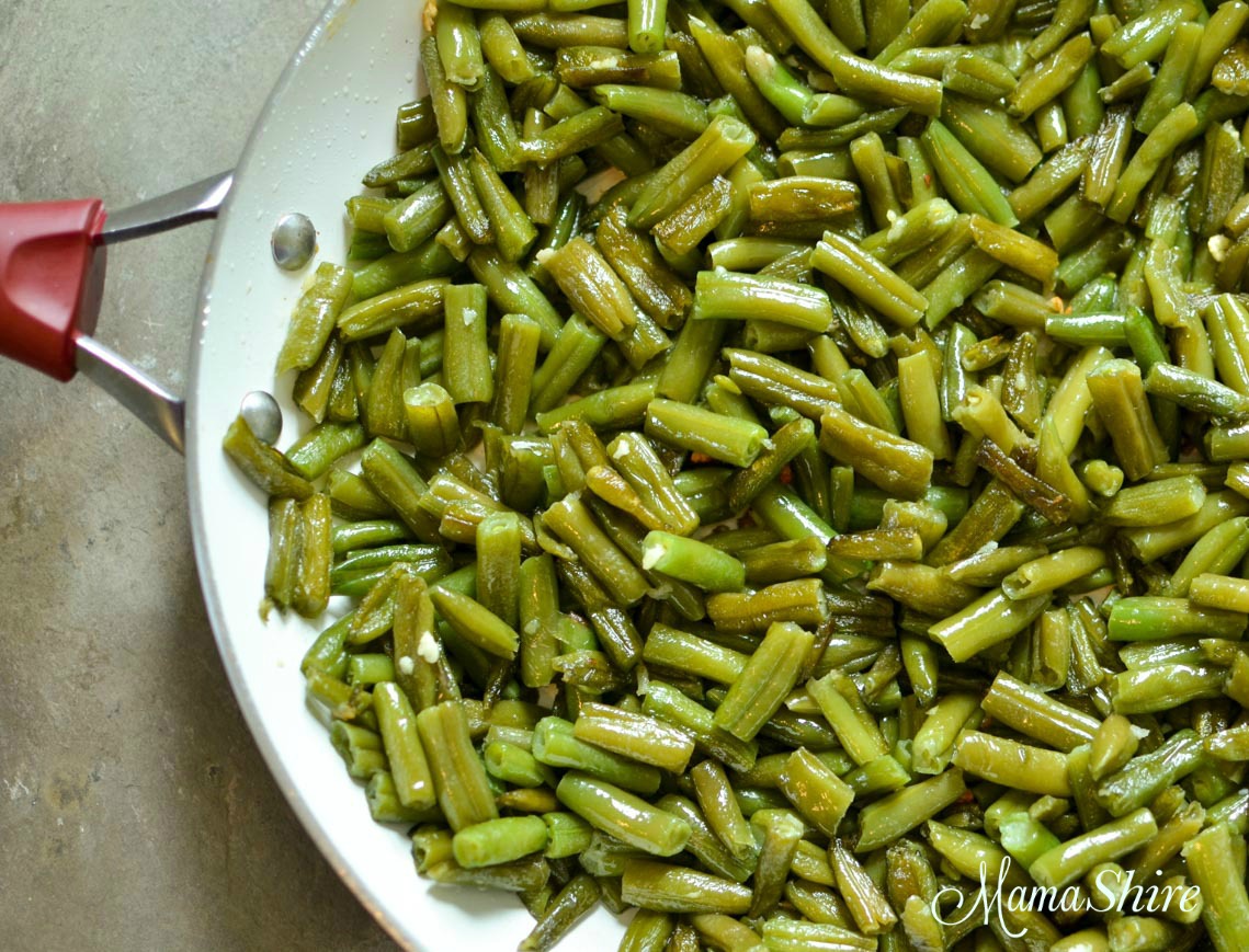 Fried Green Beans | gluten-free, low-carb