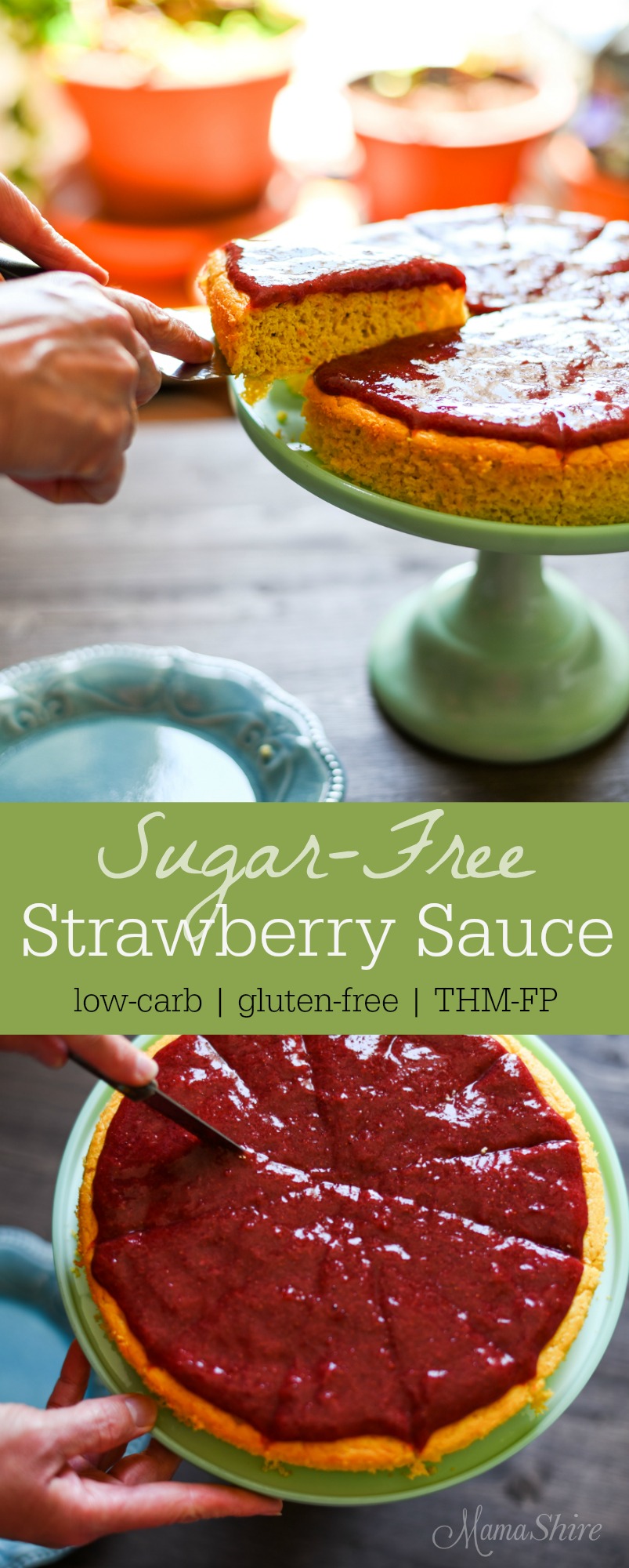 Sugar-free Strawberry Sauce - low-carb, gluten-free, THM-FP