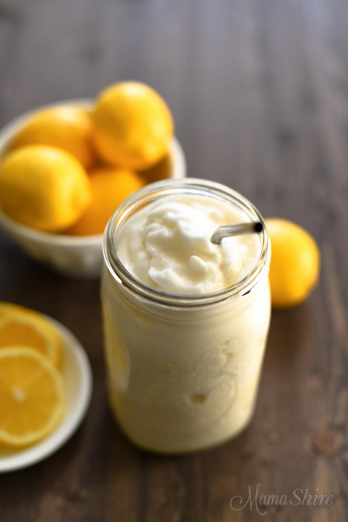 Frosted Lemonade - Dairy-Free Sugar-Free Shakes, Frosties, and Smoothies
