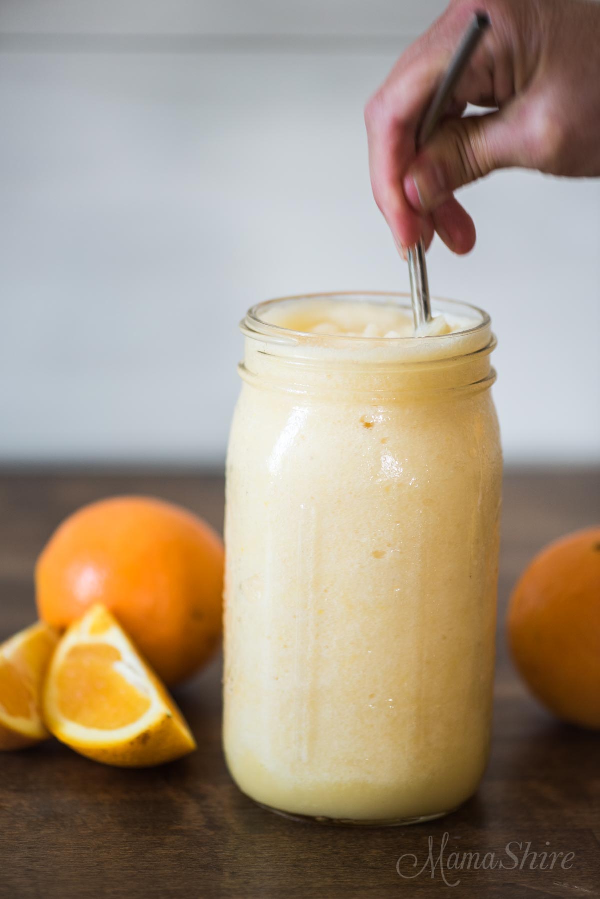 Copycat Orange Julius - Healthy Desserts for One