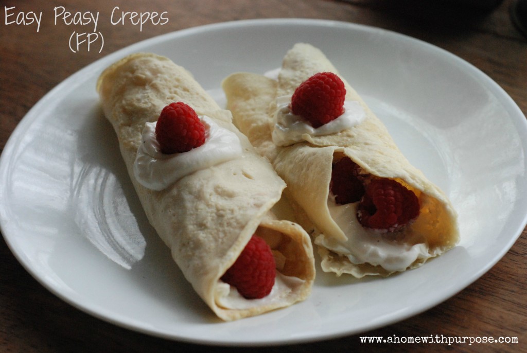 Easy Peasy Crepes - Healthy Single Serve Desserts