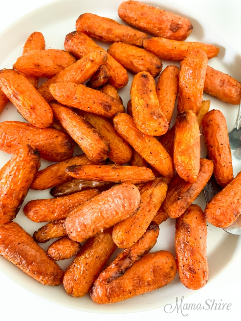 AirFried Baby Carrots and Frozen Carrots MamaShire
