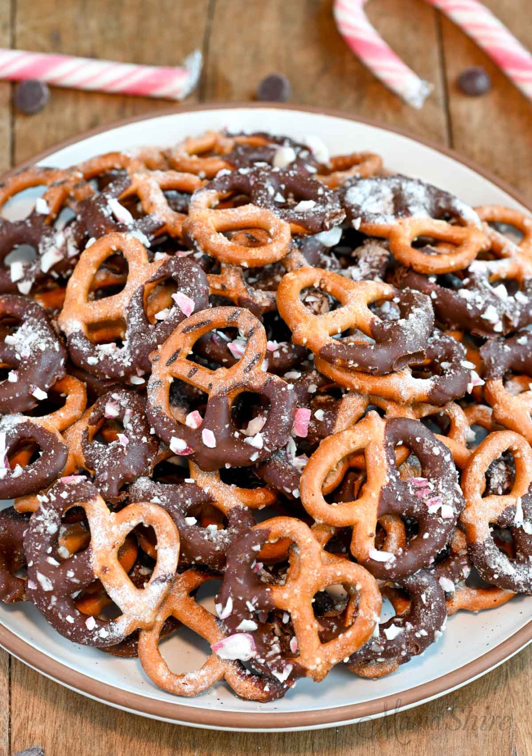 Gluten-Free Chocolate Peppermint Pretzels (Easy to Make) - MamaShire