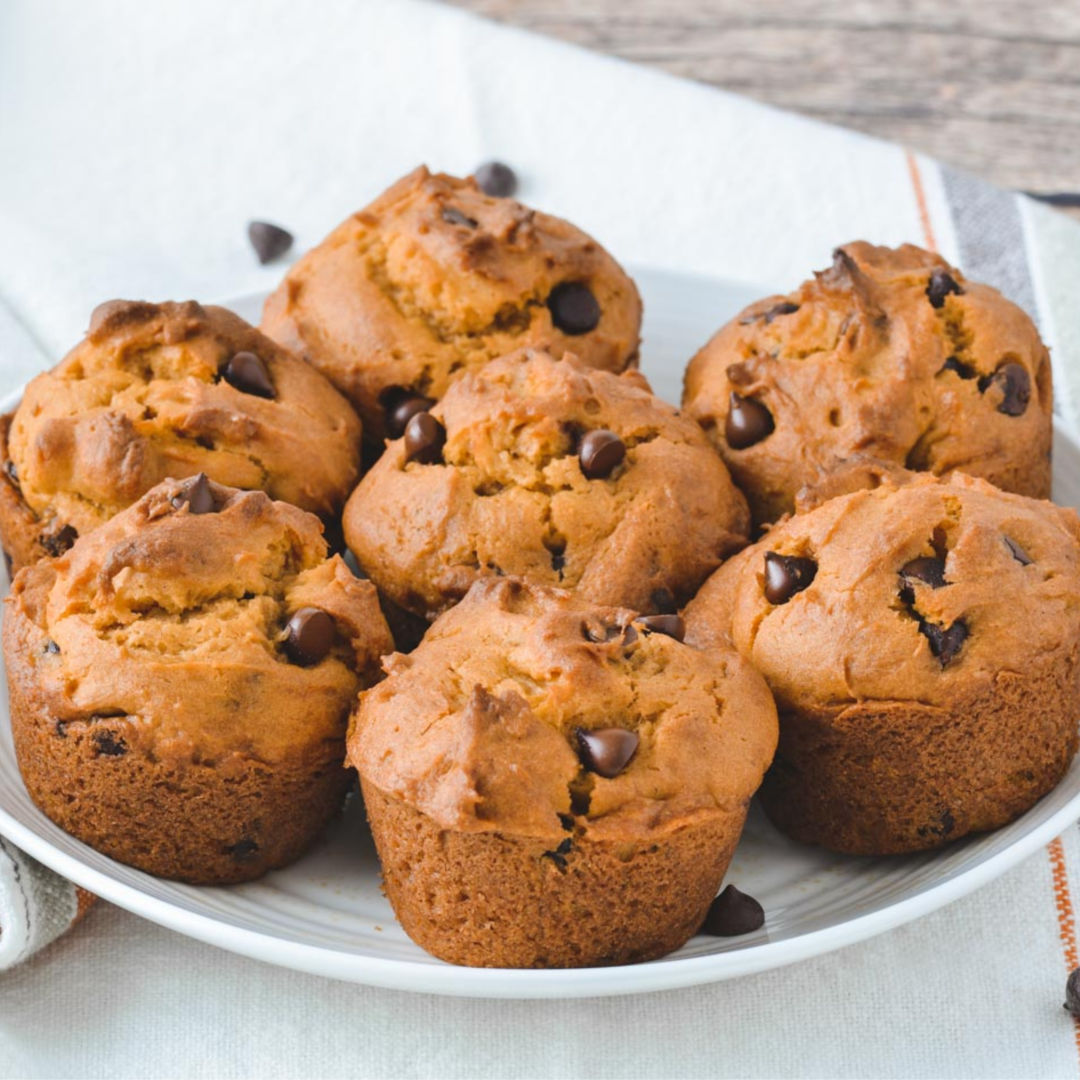 GlutenFree Pumpkin Chocolate Chip Muffins (DairyFree) MamaShire