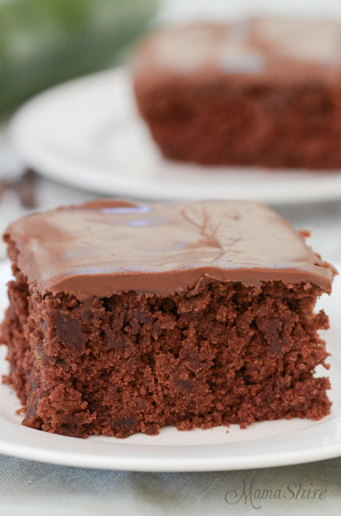 Two servings of chocolate gluten-free zucchini brownies. 